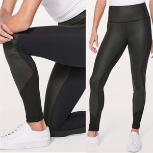 Lululemon black high rise wunder under leggings